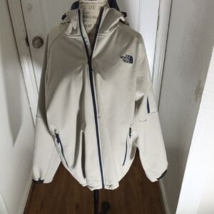 The North Face Navy and Cream Jacket